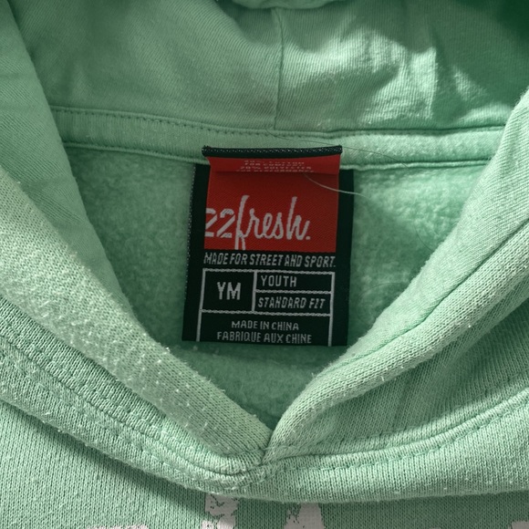Mint Green 22 Fresh Hoodie - Picture 2 of 2